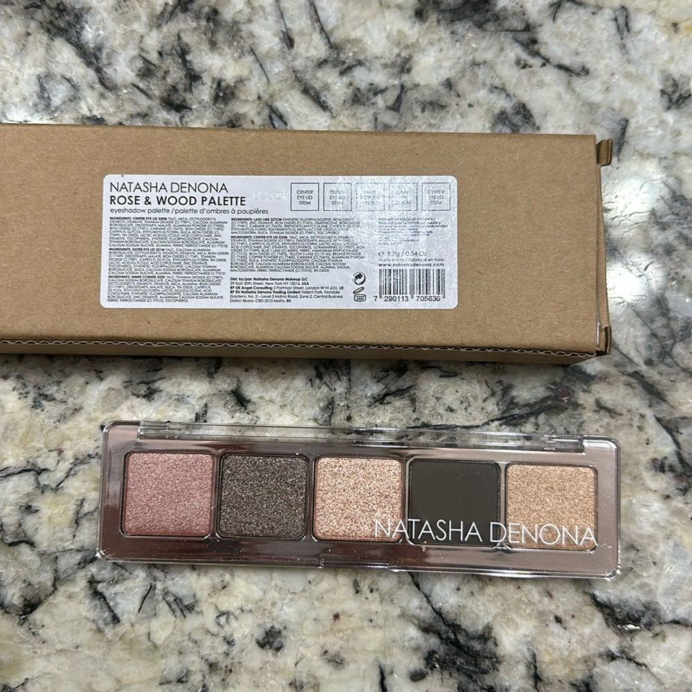 Natasha Denona Rose & Wood Palette NEW WITH BOX